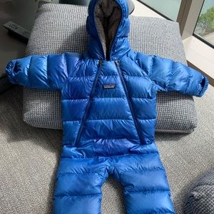 Baby puffer snowsuit